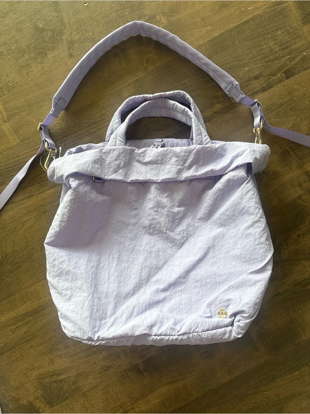 lululemon athletica Light Lavender Convertible Shoulder Tote